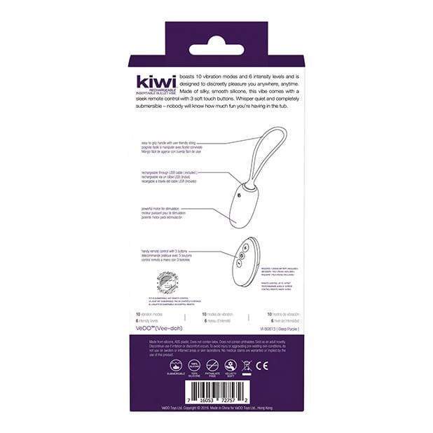 VeDO - Kiwi Remote Control Rechargeable Egg Vibrator CherryAffairs.sg VeDO - Kiwi Remote Control Rechargeable Egg Vibrator CherryAffairs.sg