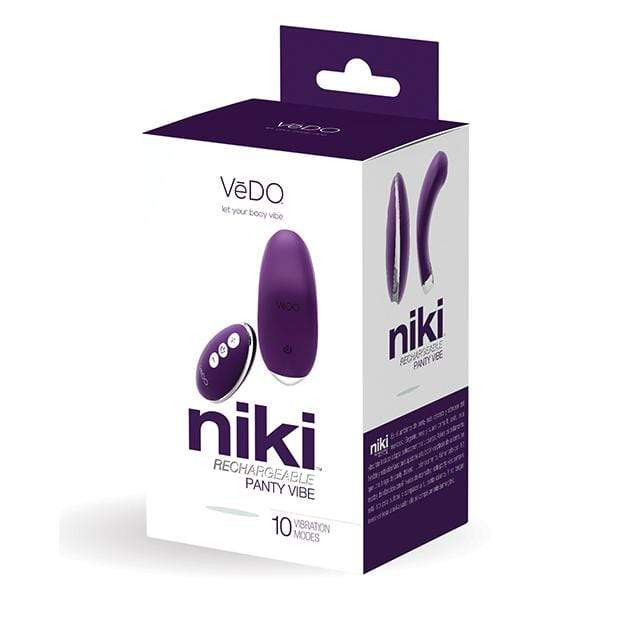 VeDO - Niki Remote Rechargeable Panty Vibe (Deep Purple) VD1102 CherryAffairs