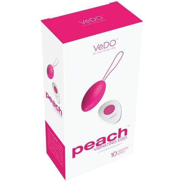 VeDO - Peach Rechargeable Egg Vibrator (Foxy Pink)    Wireless Remote Control Egg (Vibration) Rechargeable