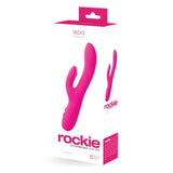 VeDo - Rockie Rechargeable Dual Rabbit Vibrator (Foxy Pink) VD1089 CherryAffairs
