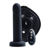 VeDO - Strapped Rechargeable Vibrating Strap On Dildo (Just Black) VD1131 CherryAffairs