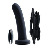 VeDO - Strapped Rechargeable Vibrating Strap On Dildo (Just Black) VD1131 CherryAffairs