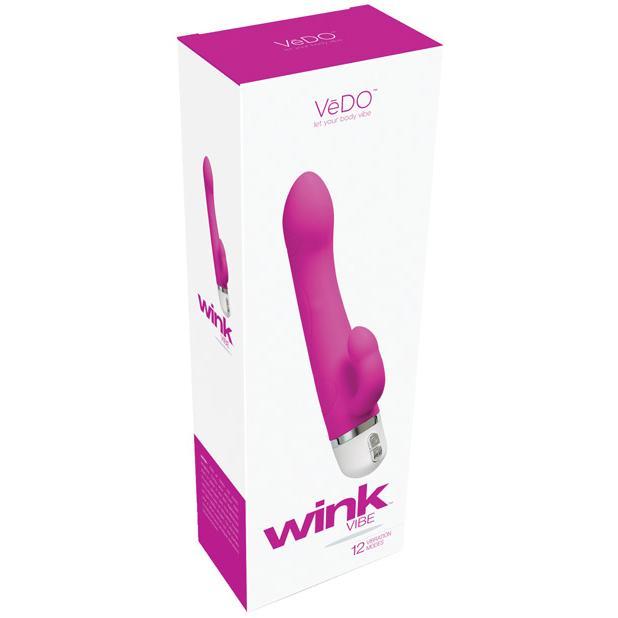VeDO - Wink Mini Rabbit Vibrator (Hot in Bed Pink) VD1058 CherryAffairs