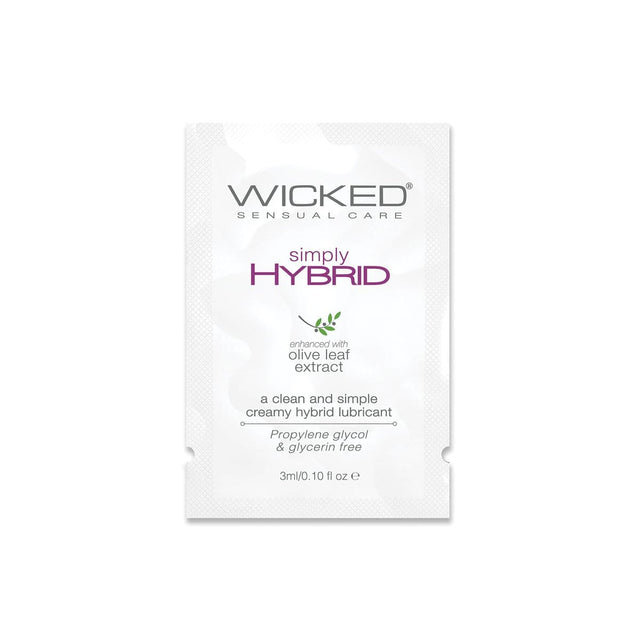 Wicked - Simply Hybrid Lubricant Sachet 3ml WK1023 CherryAffairs