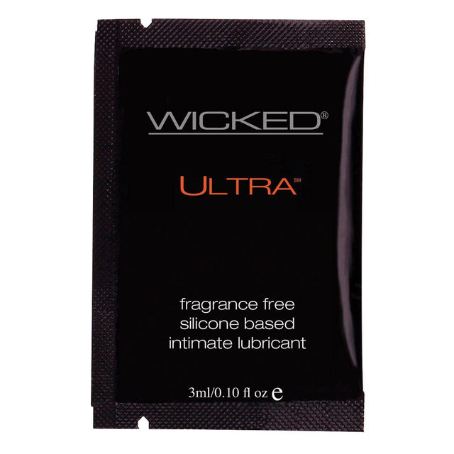 Wicked - Ultra Silicone Lubricant Sachet 3ml WK1020 CherryAffairs