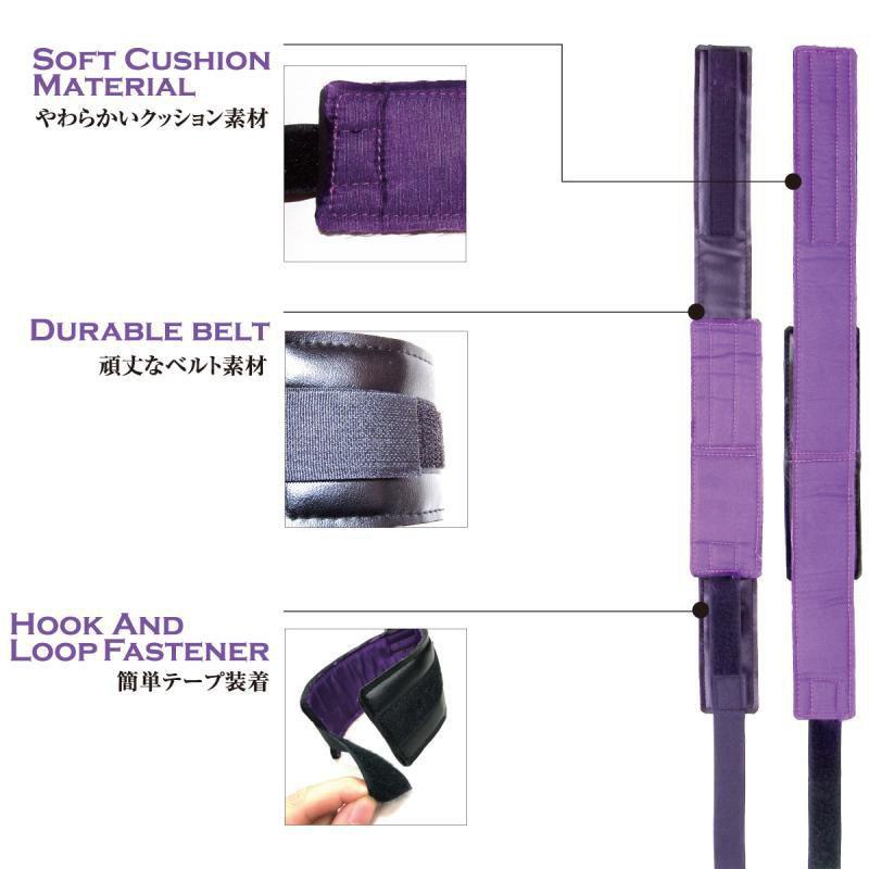 Wild One - SM Thigh Restriction Premium Restraints (Purple) WO1007 CherryAffairs