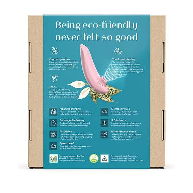Womanizer - Premium Econ Clitoral Air Stimulator (Rose) WM1039 CherryAffairs