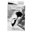 XR - Booty Sparks Rose Anal Plug Small (Silver/Black) XR1054 CherryAffairs