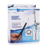 XR - CleanStream Discreet Shower Enema Set (Silver) XR1055 CherryAffairs