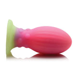 XR - Creature Cocks Glow in the Dark Xeno Silicone Egg Large (Multi Colour)    Non Realistic Dildo with suction cup (Non Vibration)