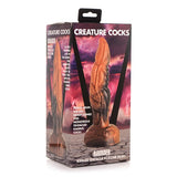 XR - Creature Cocks Ravager Rippled Tentacle Silicone Dildo (Orange/Black) XR1049 CherryAffairs