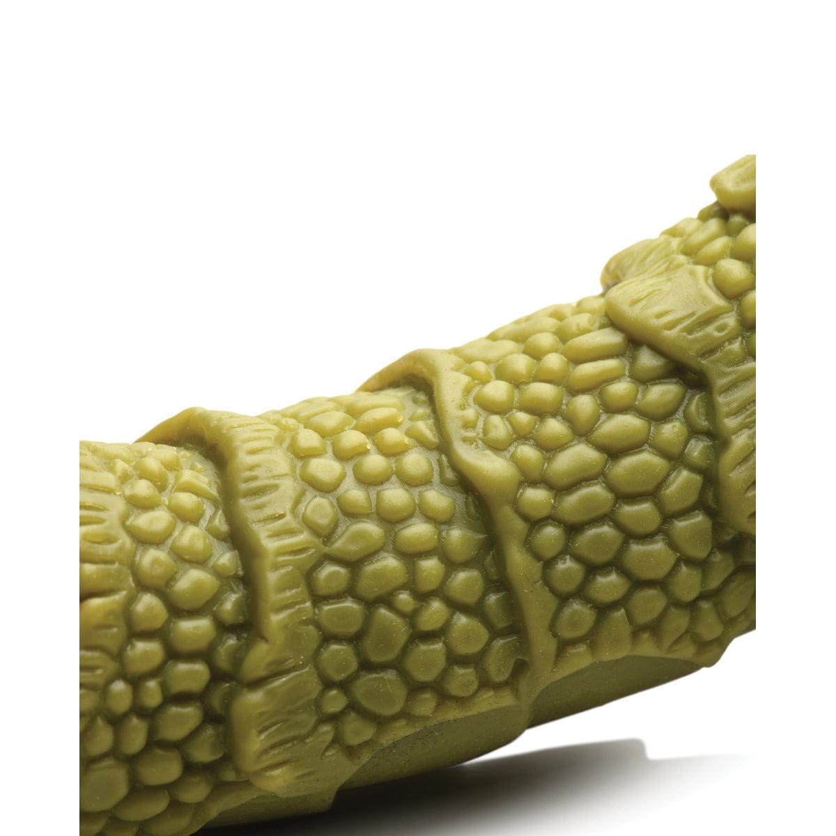 XR - Creature Cocks Swamp Monster Scaly Silicone Dildo (Green)    Non Realistic Dildo with suction cup (Non Vibration)