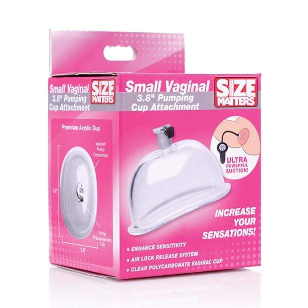 XR - Size Matters 3.8" Vaginal Pumping Cup Attachment Small (Clear) XR1038 CherryAffairs