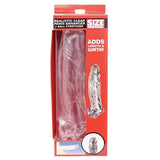XR - Size Matters Realistic Penis Enhancer and Ball Stretcher (Clear) XR1036 CherryAffairs