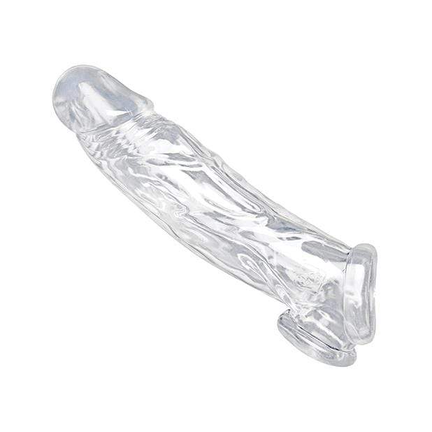 XR - Size Matters Realistic Penis Enhancer and Ball Stretcher (Clear) XR1036 CherryAffairs