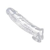XR - Size Matters Realistic Penis Enhancer and Ball Stretcher (Clear) XR1036 CherryAffairs