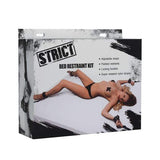 XR - Strict BDSM Bed Restraint Kit (Black)    Bed Restraint