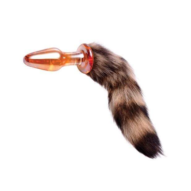 XR - Tailz Fox Tail Glass Anal Plug (Orange) XR1023 CherryAffairs