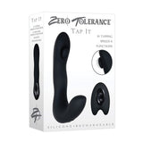Zero Tolerance - Tap It Remote Control Silicone Prostate Massager (Black) ZR1019 CherryAffairs
