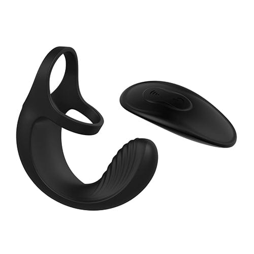 Zero Tolerance - Vibrating Ball Cradle Cock Ring with Remote (Black) ZR1022 CherryAffairs