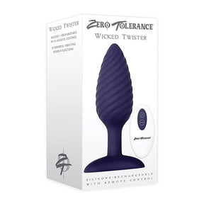 Zero Tolerance - Wicked Twister Remote Control Rechargeable Anal Plug (Purple) ZR1024 CherryAffairs