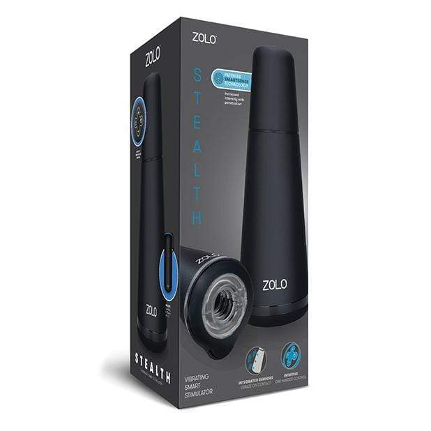 Zolo - Stealth Vibrating Smart Stimulator (Black) ZOL1010 CherryAffairs