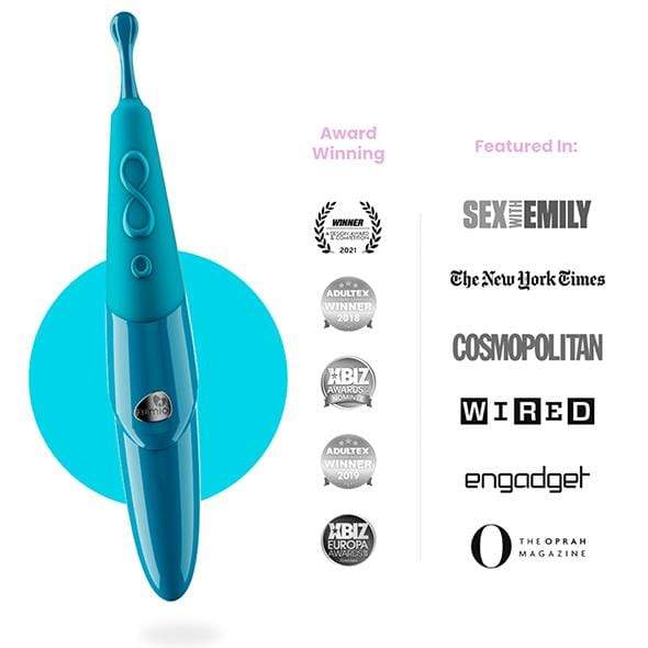 Zumio - I Spirotip Vibrator Clit Massager (Blue) ZM1003 CherryAffairs